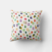 スプラッカラフルシュ:抽象芸術のシームレスな背景 クッション (裏面)