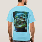 スプラッシュおもしろい：カリアンアミューズメントパークロゴティー Tシャツ (裏面)