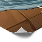 スプラッシュかわいいおもしろいポスターと引用文 ポスター (角)