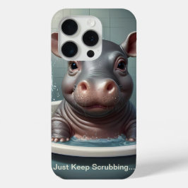 スプラッシュかわいいおもしろいポスターと引用文 iPhone 15 PROケース