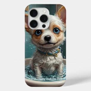 スプラッシュかわいいおもしろいポスターと引用文 iPhone 15 PROケース