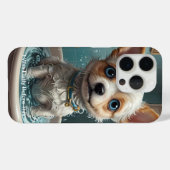 スプラッシュかわいいおもしろいポスターと引用文 Case-Mate iPhoneケース (裏面 (横))