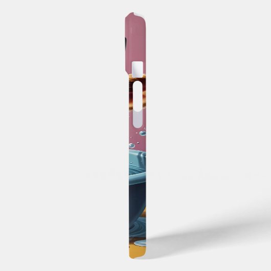 スプラッシュかわいいおもしろい引用文 Case-Mate iPhoneケース (裏面 / 左)