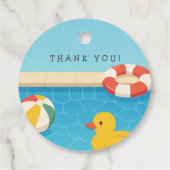 スプラッシュそれはベビーバッシュ赤ちゃんシャワー フェイバータグ (裏面)