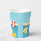 スプラッシュそれはベビーバッシュ赤ちゃんシャワー 紙コップ (左)