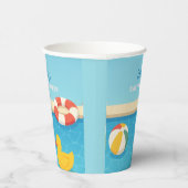 スプラッシュそれはベビーバッシュ赤ちゃんシャワー 紙コップ (右)