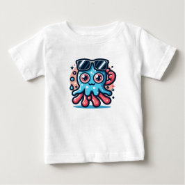 スプラッシュなタコ ベビーTシャツ