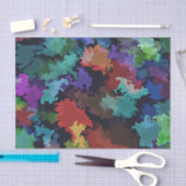 スプラッシュはっきりしたマーブルプリントティッシュペーパー 薄葉紙 (クラフト)