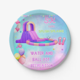 スプラッシュアドベンチャーゾーンテーマ ペーパープレート