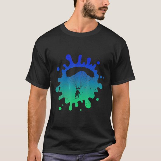 スプラッシュアートクールギフト付きスカイダイビング Tシャツ (正面)
