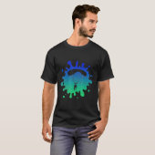 スプラッシュアートクールギフト付きスカイダイビング Tシャツ (正面フル)