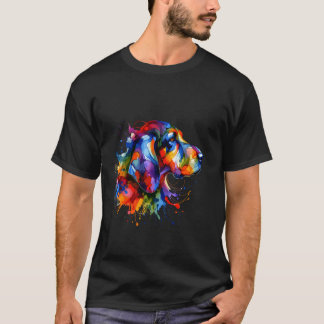 スプラッシュアートクーンハウンド Tシャツ