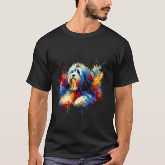 スプラッシュアート コトン・ド・テュレア Tシャツ (正面)