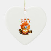 スプラッシュアートHavanese Cute Bichon Habanero Gift セラミックオーナメント (裏面)