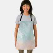 スプラッシュインクウォーターカラー背景、パステルカラフル エプロン (インサイチュ)