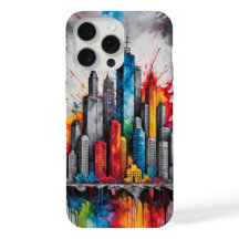 スプラッシュインクスケッチ超高層ビルスカイライン