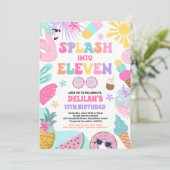 スプラッシュインセブンイレトロピカルビーチ11誕生日 招待状 (スタンド正面)