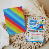 スプラッシュウォータースライドバッシュボーイ誕生日 招待状