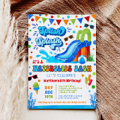 スプラッシュウォータースライドバッシュボーイ誕生日 招待状