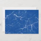 スプラッシュウォーターパークサマーウォータースライド誕生日パーティー 招待状 (裏面)