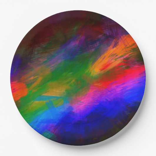 スプラッシュオブカラーズ紙プレート ペーパープレート (正面)