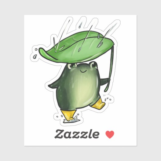 スプラッシュカエル シール (シート)