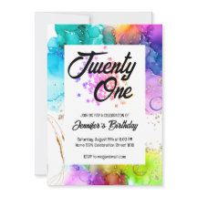 スプラッシュカラフルウォーターのカラー誕生日