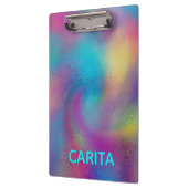 スプラッシュカラフルクリパーソナライズされたップボード クリップボード (左)