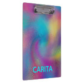 スプラッシュカラフルクリパーソナライズされたップボード クリップボード (右)