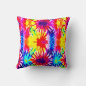 スプラッシュカラフルデザインモダンタイ染料 クッション (裏面)