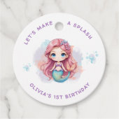 スプラッシュガールズマーメイド誕生日パーティーを作ろう フェイバータグ (正面)