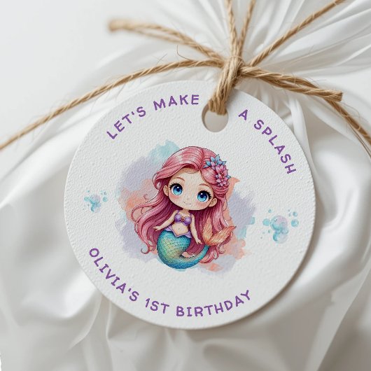 スプラッシュガールズマーメイド誕生日パーティーを作ろう フェイバータグ