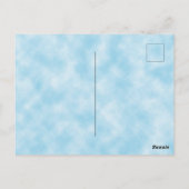 スプラッシュガールユニーク第八プール誕生日 ポストカード (裏面)