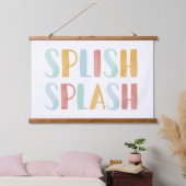 スプラッシュキカラフルッドバスルームの装飾 吊り下げ型タペストリー (寝室)