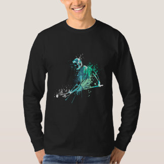 スプラッシュクールプール8ボールビリヤード選手 Tシャツ