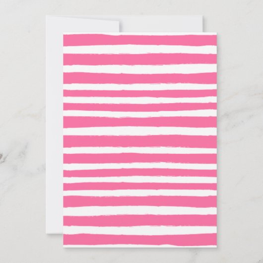 スプラッシュサマーガール誕生日 招待状 (裏面)