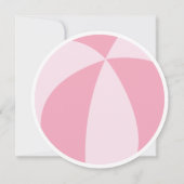 スプラッシュサマープールパーティー誕生日 招待状 (裏面)