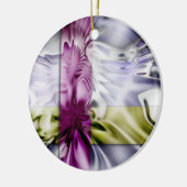 スプラッシュストライプオン セラミックオーナメント (左)