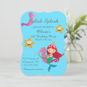 スプラッシュスプラッシュキッズ人魚の招待状 招待状 (スタンド正面)