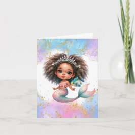 スプラッシュスプラッシュマーメイドパーティープレーン カード