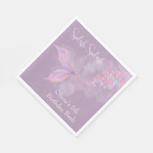 スプラッシュスプラッシュマーメイド誕生日ナプキンス スタンダードランチョンナプキン (角)