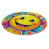 スプラッシュハッピーエモジおもしろい カッティングボード (角)