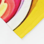 スプラッシュハッピーエモジおもしろい フリースブランケット (角)