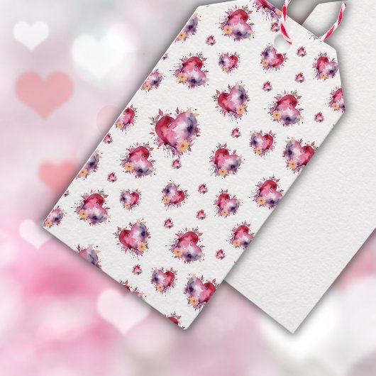 スプラッシュハートバレンタイン ギフトタグ