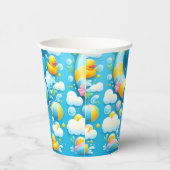 スプラッシュバブル夏ダックフォーム1st誕生日 紙コップ (右)