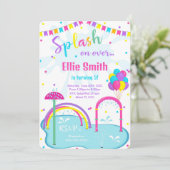 スプラッシュパッドの招待状 招待状 (スタンド正面)