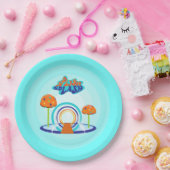 スプラッシュパッド誕生日 ペーパープレート (パーティー)