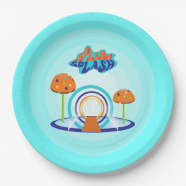 スプラッシュパッド誕生日 ペーパープレート