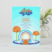 スプラッシュパッド誕生日 招待状 (スタンド正面)