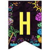 スプラッシュパーティーグローパーティーバンティングバナー バンティングフラッグ (第2の旗)